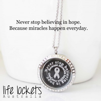 Never stop believing in hope.  Because miracles happen everyday.